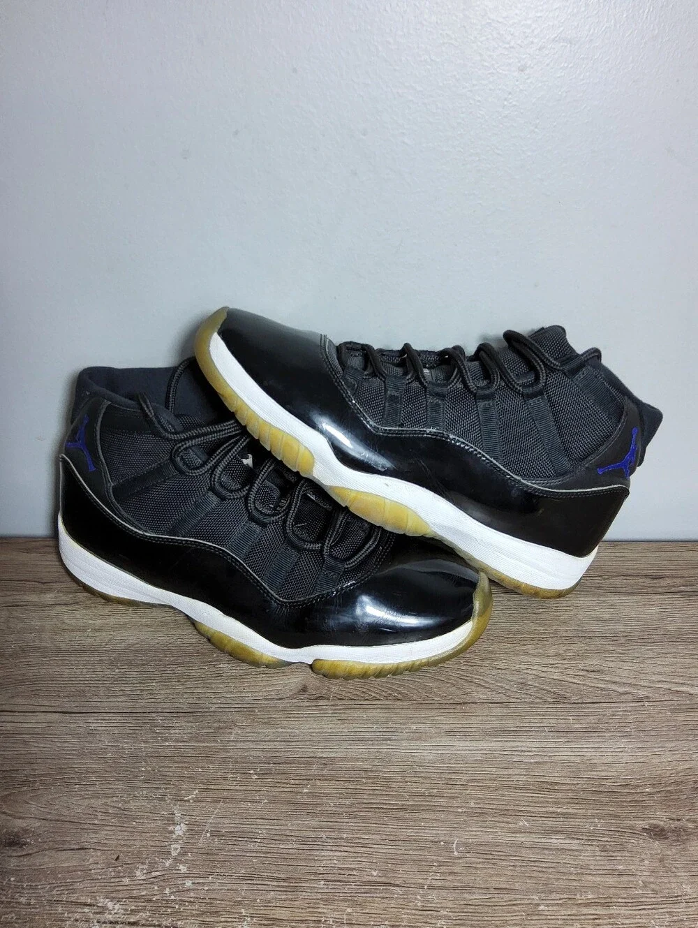 Nike Air Jordan 11 Retro Space Jam Black Blue Mens Size 10